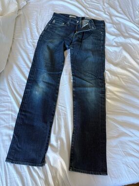 Ag Adriano Goldschmied Men's Dark Indigo Bootcut Jeans 31x30